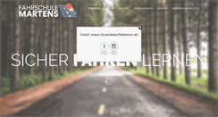 Desktop Screenshot of fahrschule-martens.de
